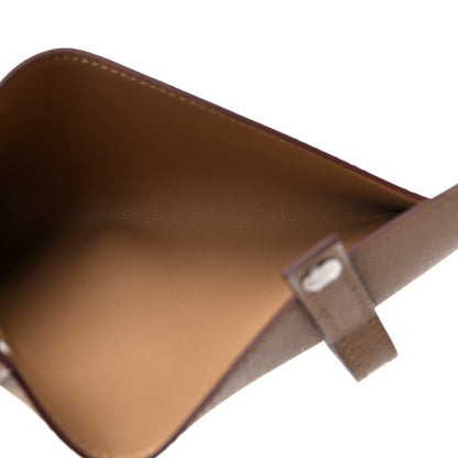 Hermes Epsom Quelle Idole Picto Kelly Doll Handbag Nata Mauve Sylvestre Lime Chai 10 of 14