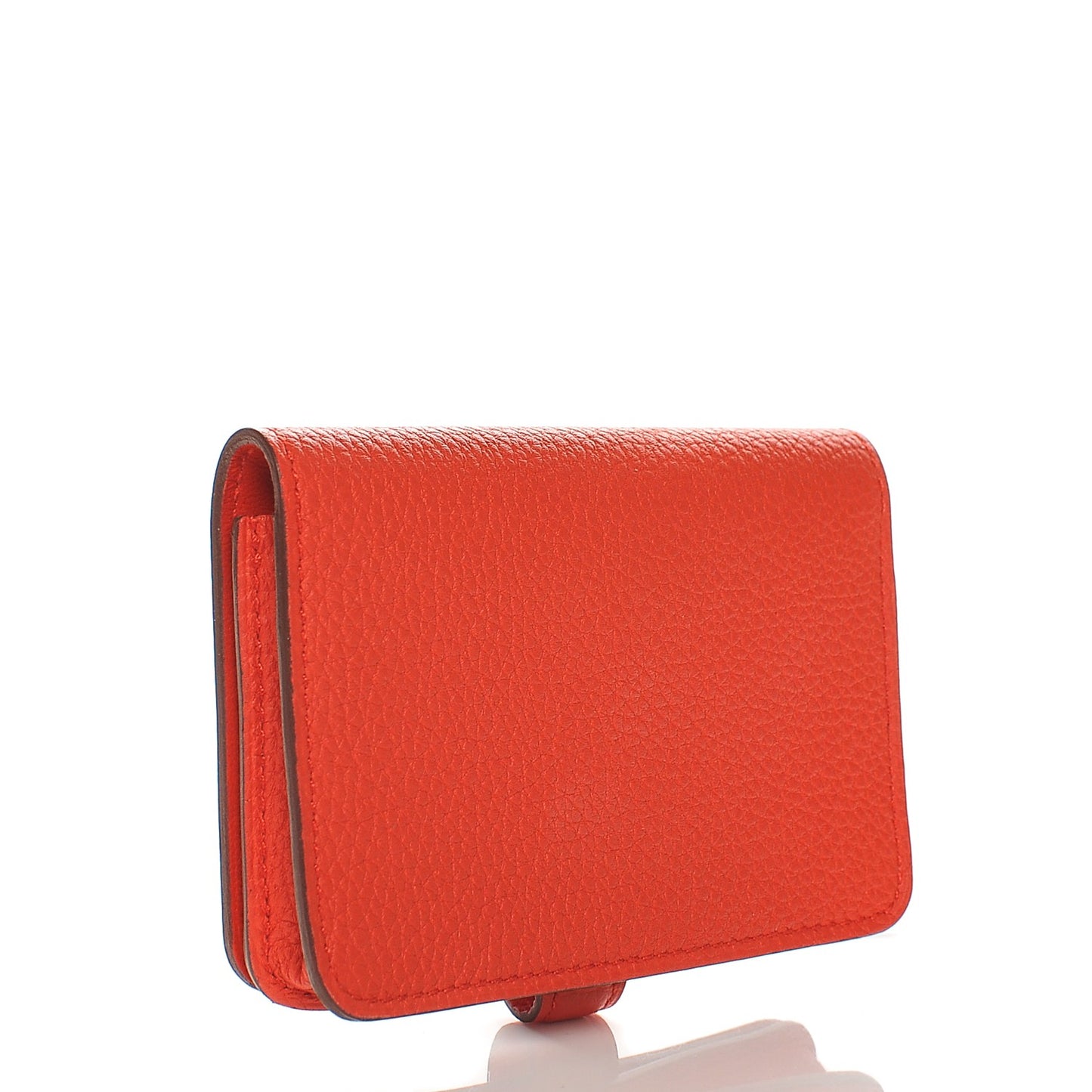 Togo Dogon Card Case Key Holder Capucine