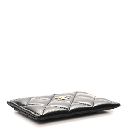 Chanel Lambskin Quilted Card Holder Black 4 of 9