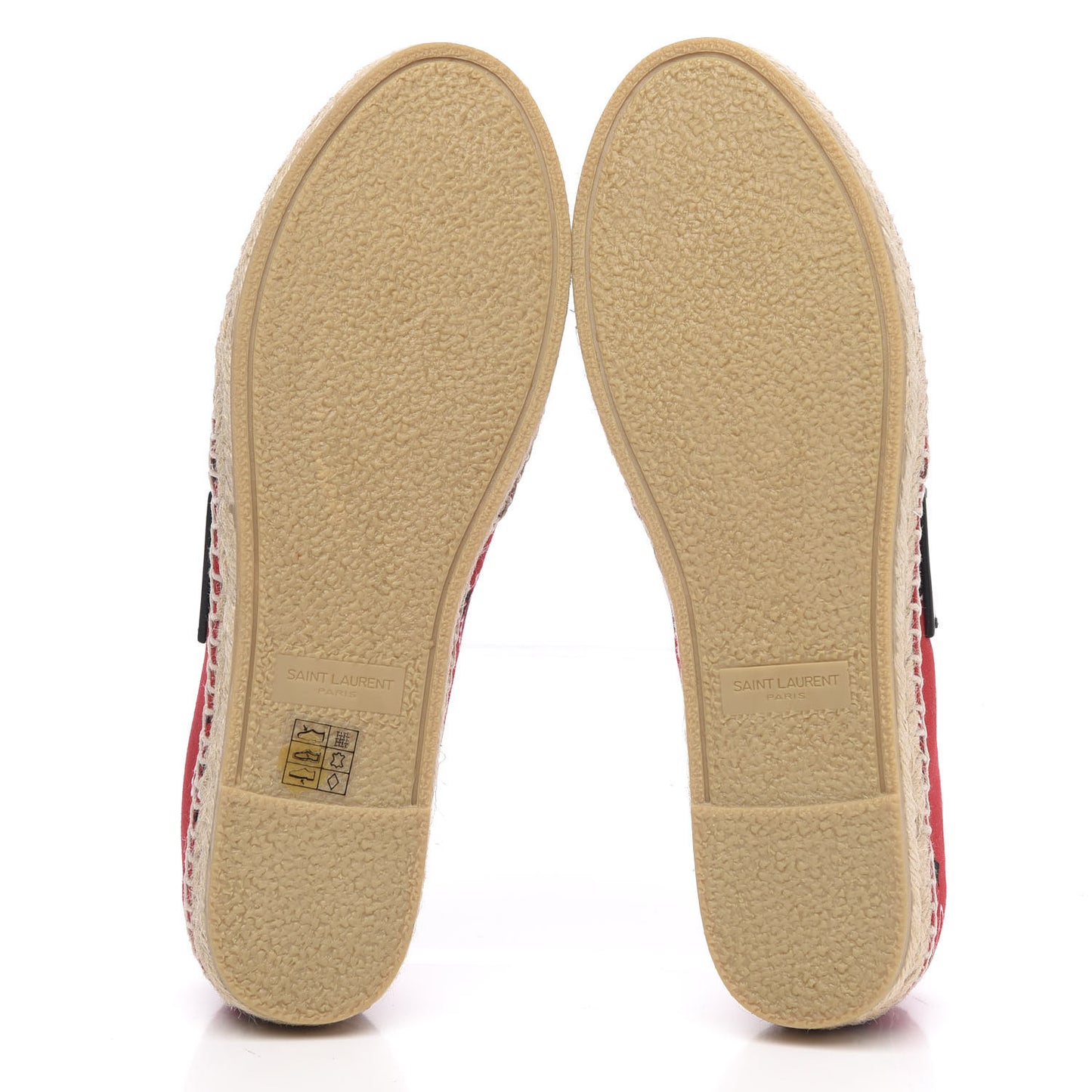 Bandana Print Canvas Espadrilles 37.5 Red