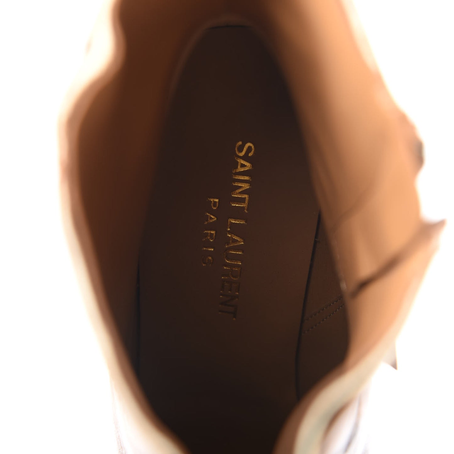 Calfskin Theo 95 Zip Boot 38.5 Cognac