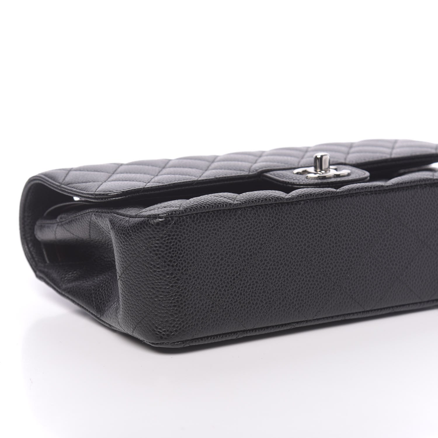 Chanel Caviar Quilted Medium Double Flap Black 8 of 13