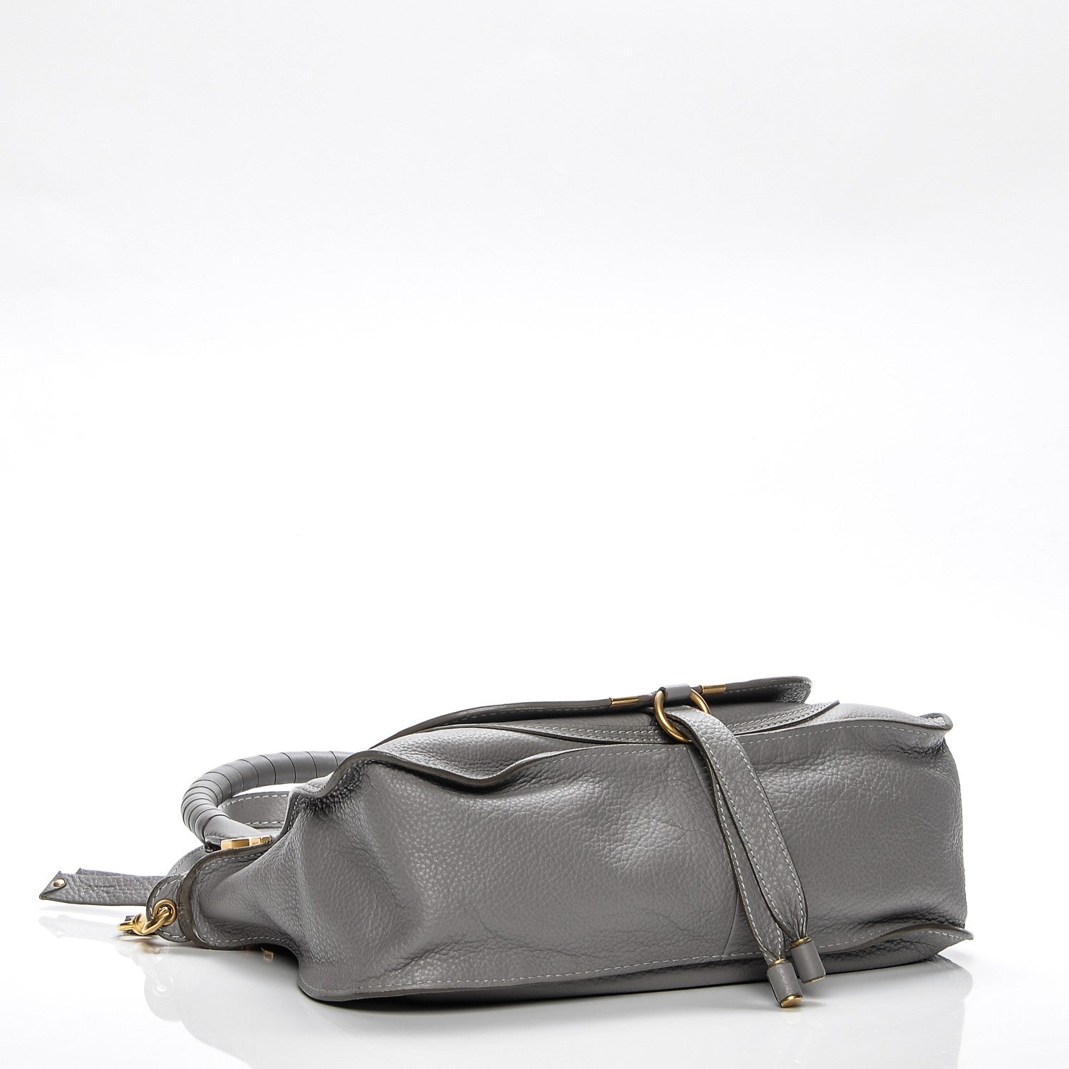 Chloe Calfskin Medium Marcie Satchel Cashmere Grey 4 of 9