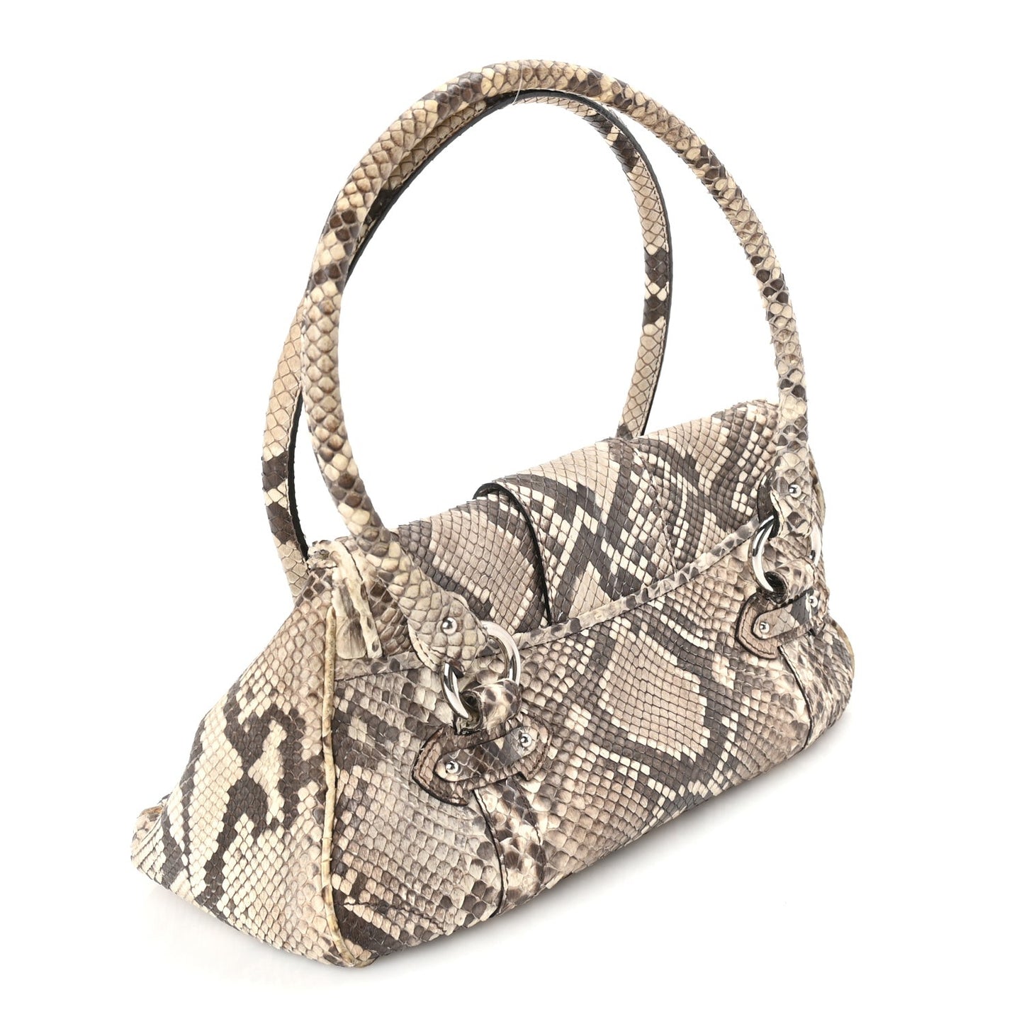 Snakeskin Saint Germain Bag Beige