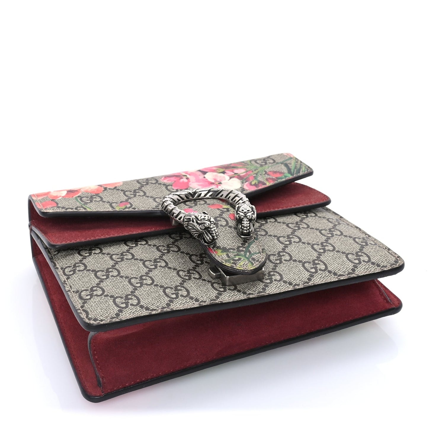 GG Supreme Monogram Blooms Mini Dionysus Shoulder Bag Beige Multicolor Dry Rose