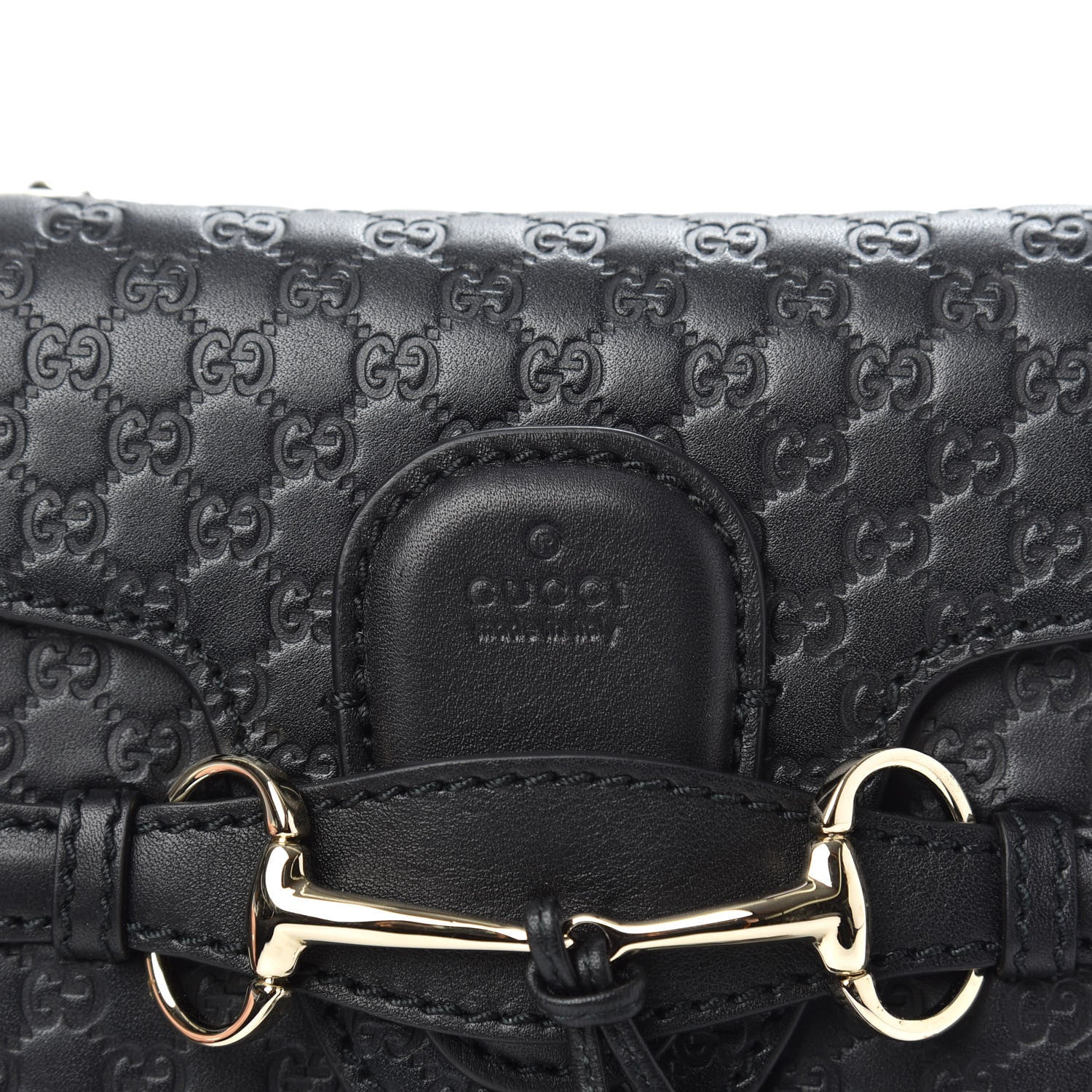 Gucci Microguccissima Mini Emily Shoulder Bag Black 10 of 10