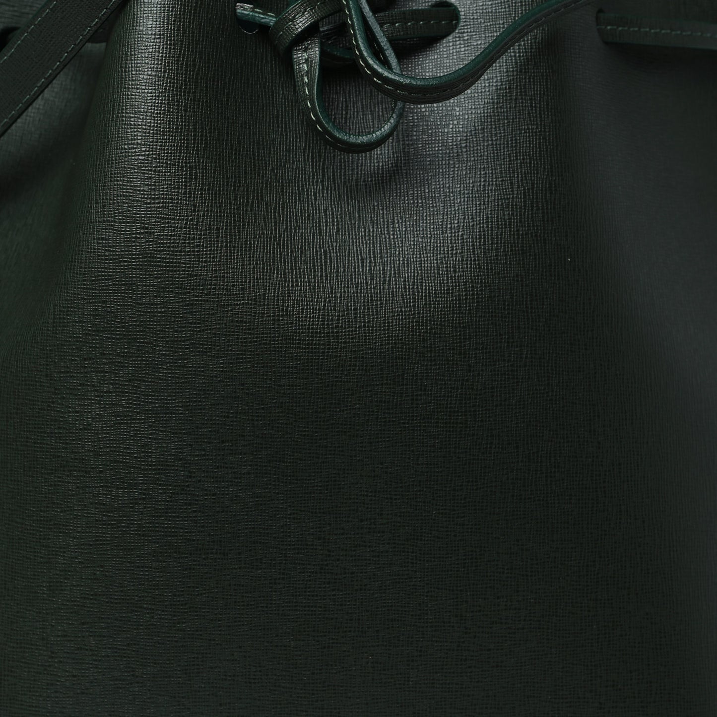 Saffiano Bucket Bag Moss