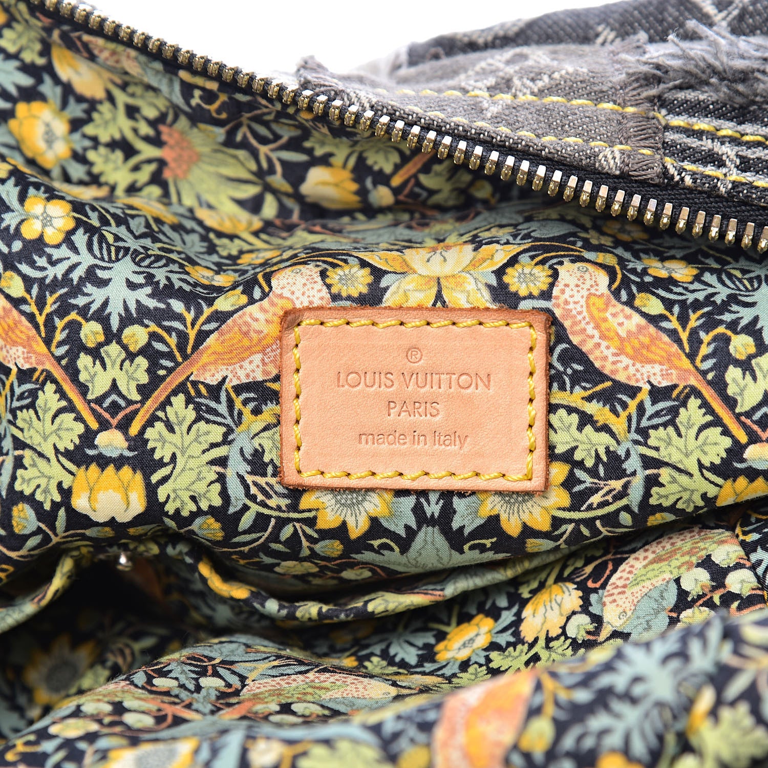 Louis Vuitton Denim Patchwork Bowly Black 6 of 13