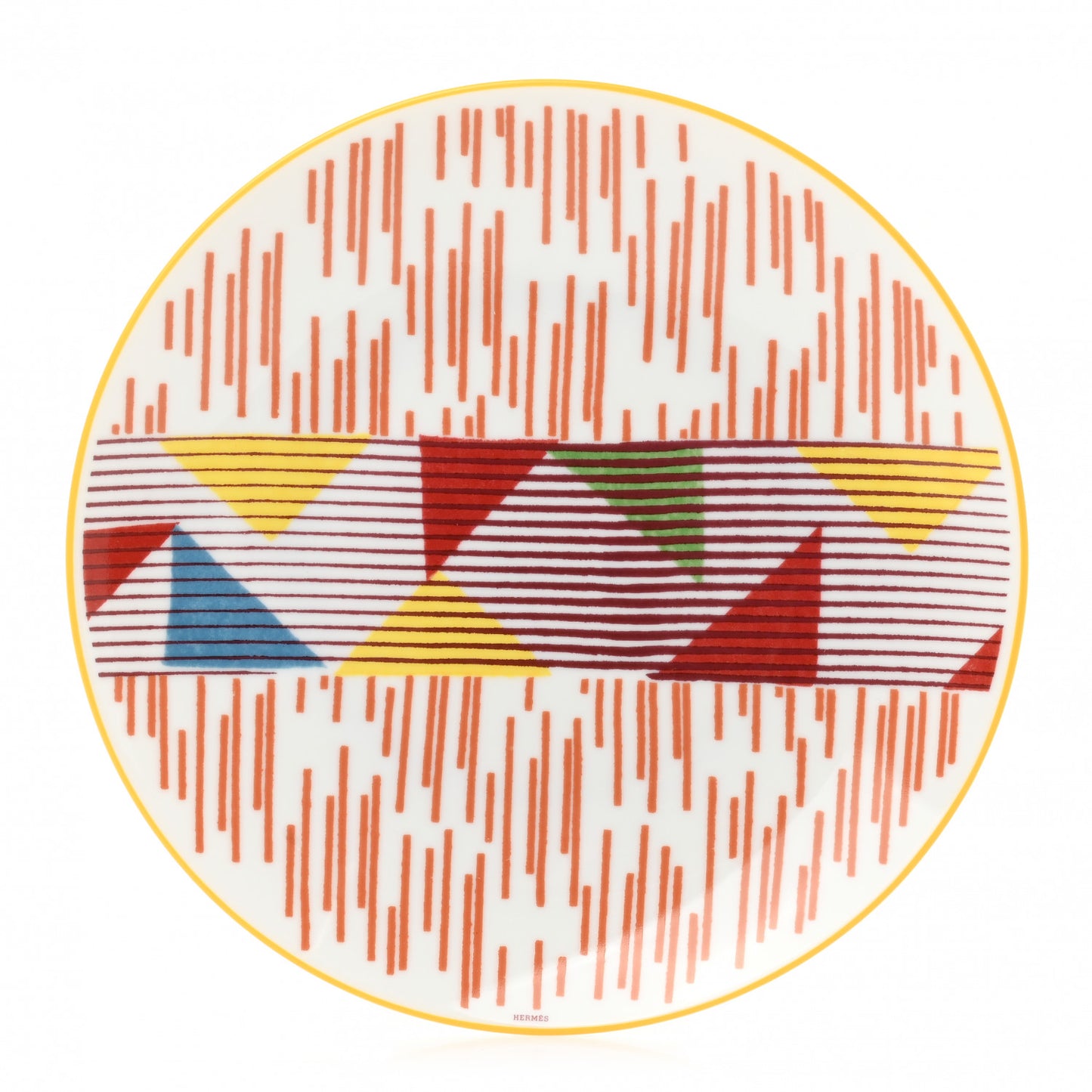 Porcelain Hippomobile Dessert Plate