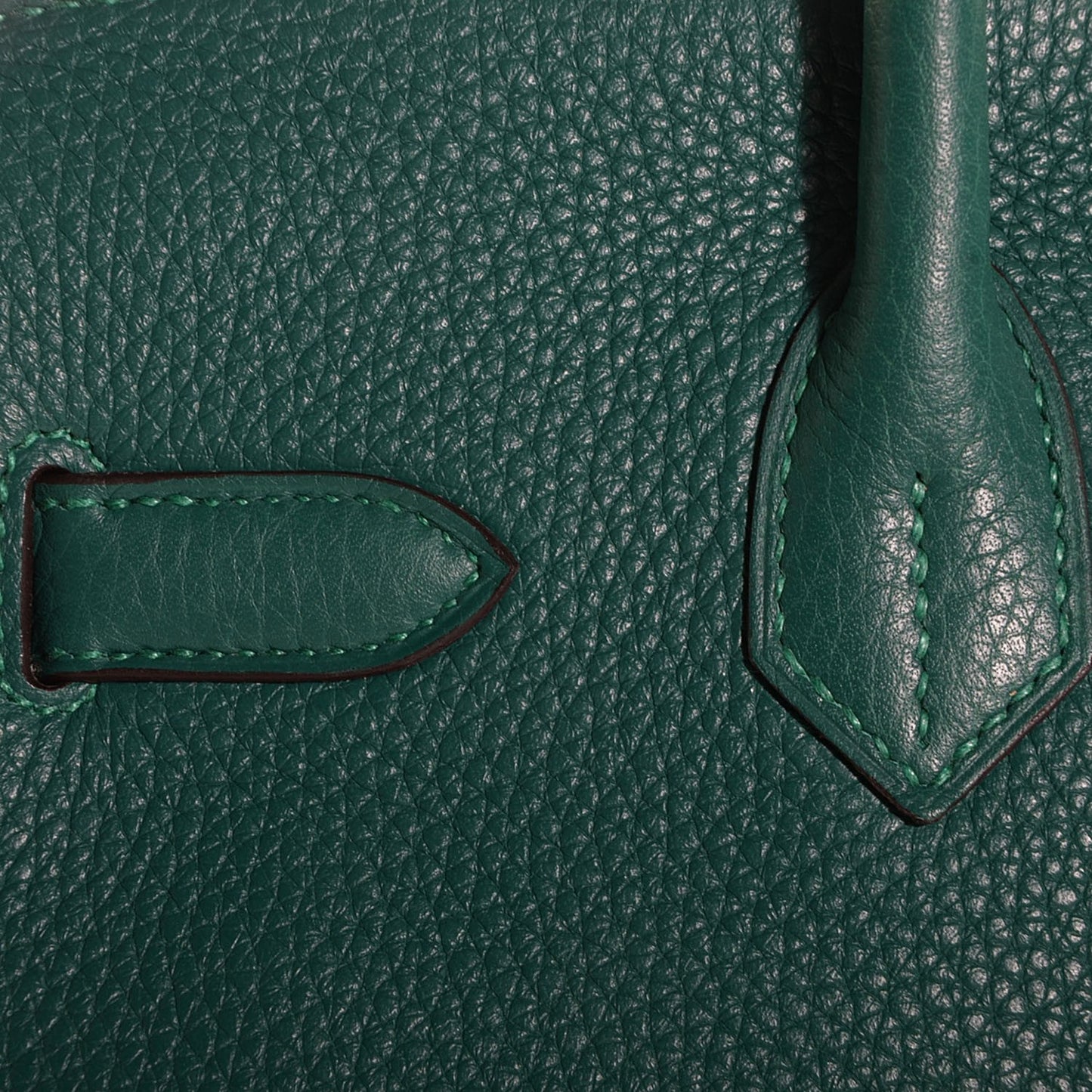 Taurillon Clemence Birkin 30 Malachite