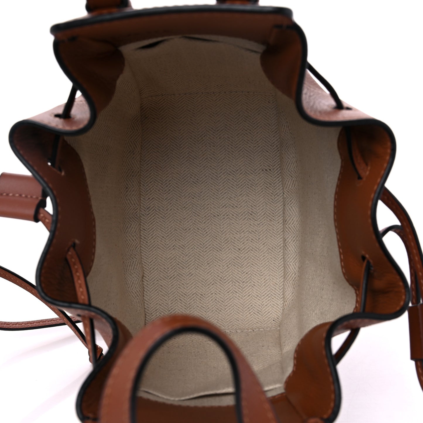 Calfskin Mini Hammock Shoulder Bag Tan
