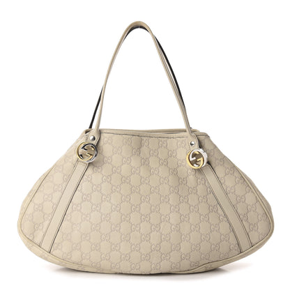 Gucci Guccissima Medium Twins Shoulder Bag Off White 1 of 15