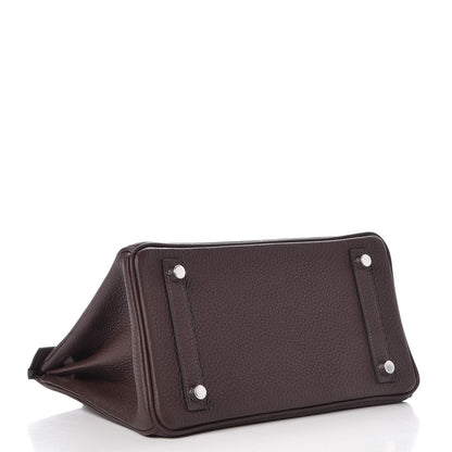 Hermes Togo Birkin 25 Chocolate 4 of 34