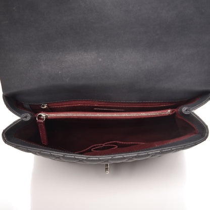 Chanel Caviar Quilted Large Coco Handle Flap Grey 5 of 11