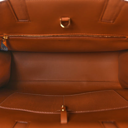 Burberry Grained Calfskin Medium Frances Tote Warm Russet 4 of 8