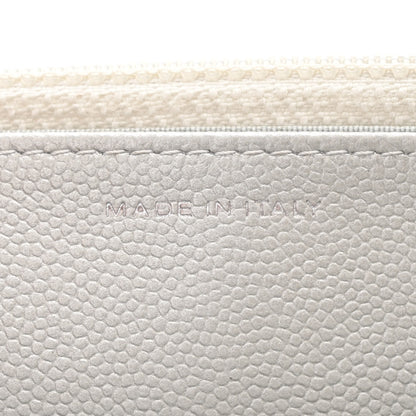 Chanel Metallic Caviar Quilted Boy Wallet On Chain WOC Silver 7 of 13