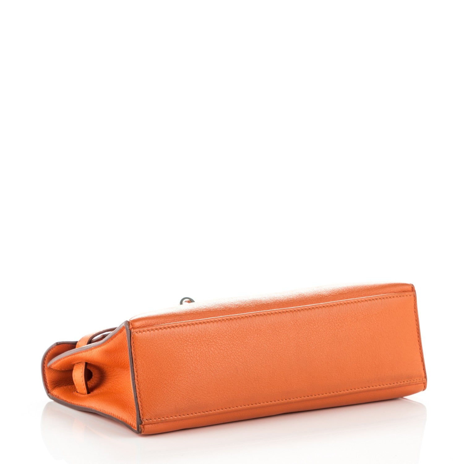 Hermes Swift Kelly Pochette Clutch Orange 4 of 20