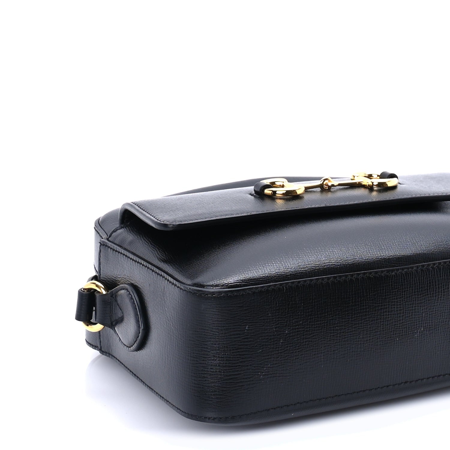 Gucci Azalea Calfskin Small Horsebit 1955 Shoulder Bag  Black 3 of 8