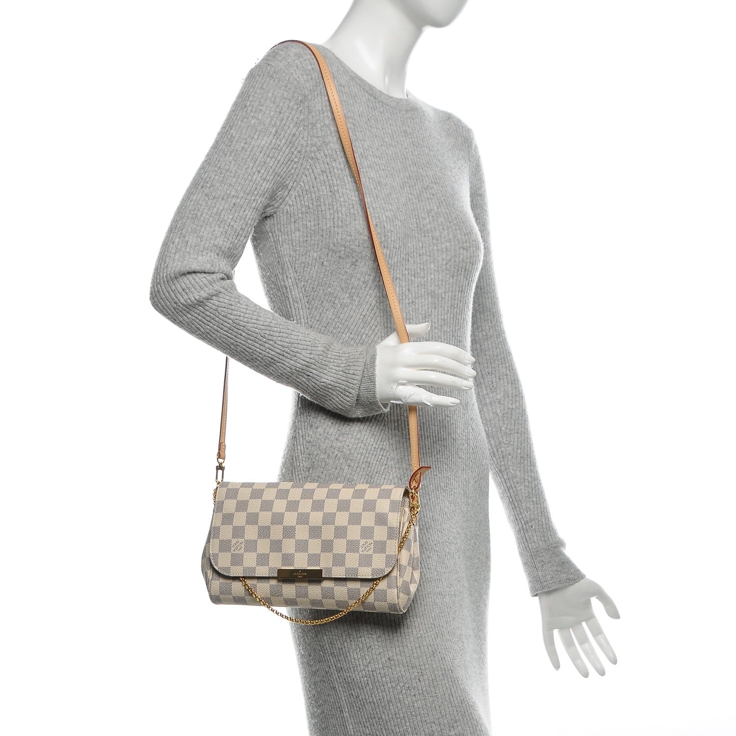 Louis Vuitton Damier Azur Favorite MM 2 of 7