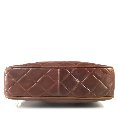 Chanel Quilted Lambskin Tassel Camera Case Brown 5 of 11
