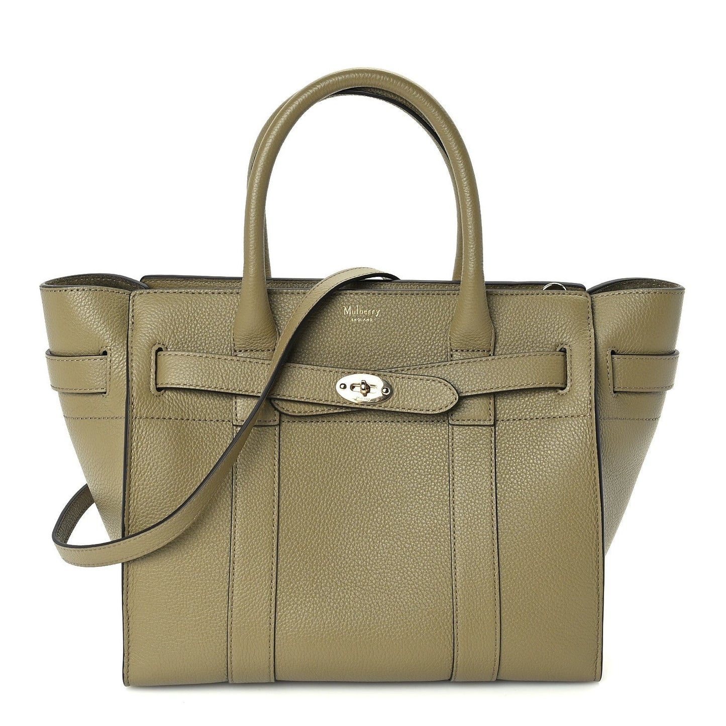Small Classic Grain Mini Zipped Bayswater Green