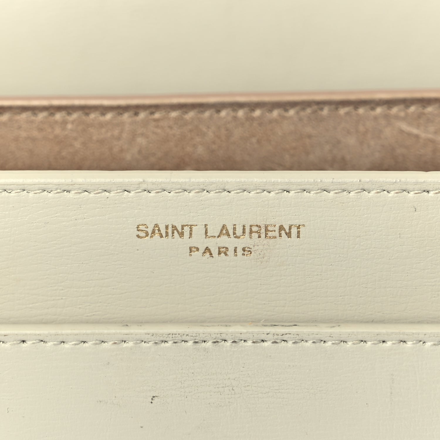 Saint Laurent Calfskin Medium Monogram Sunset  Crema Soft 5 of 8