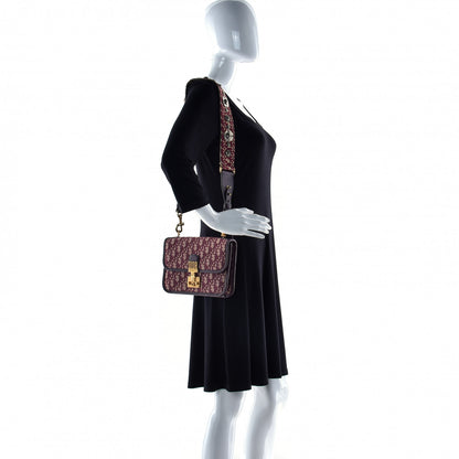Christian Dior Oblique DiorAddict Flap Bag Burgundy 2 of 12