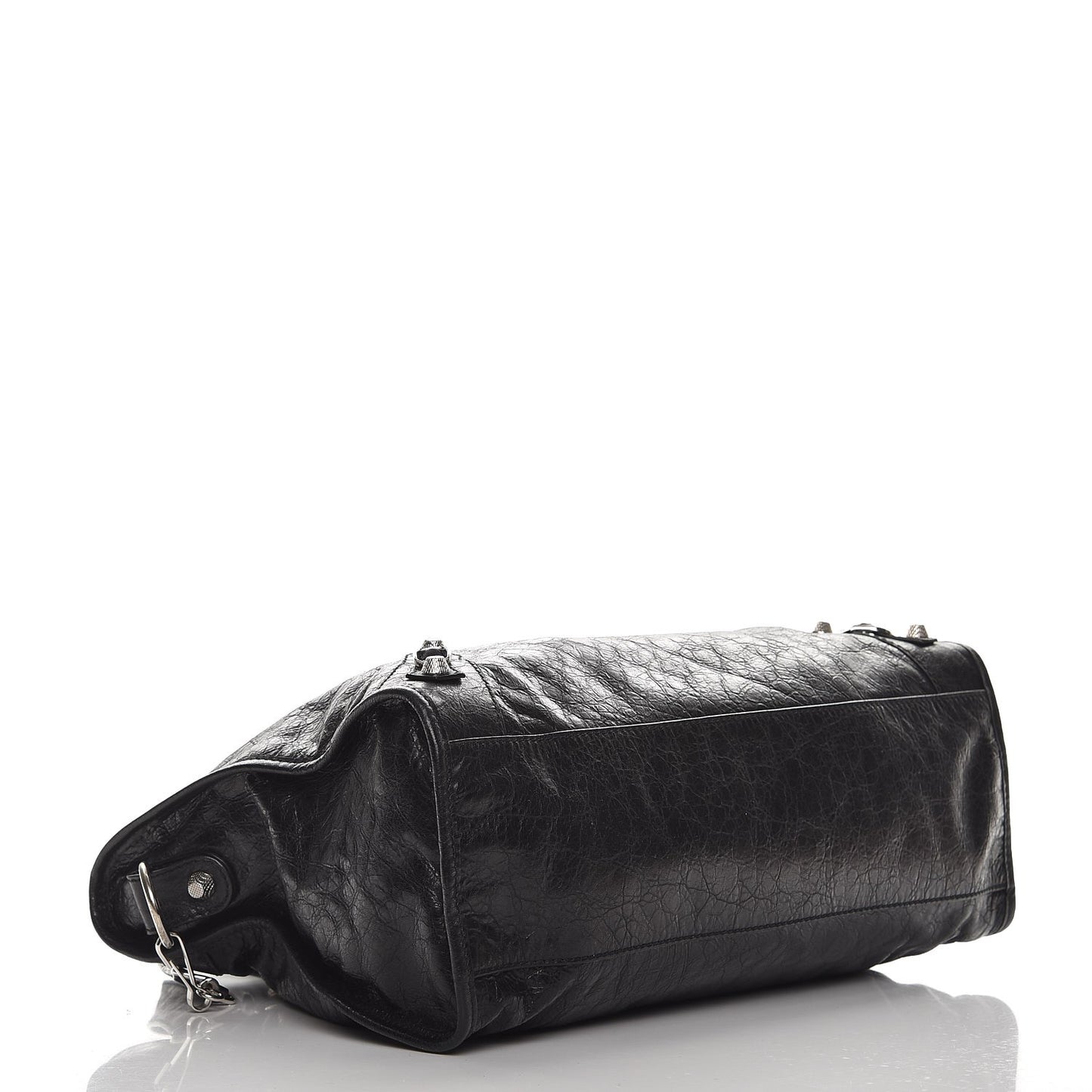 Agneau Giant 12 Silver Hardware City Black