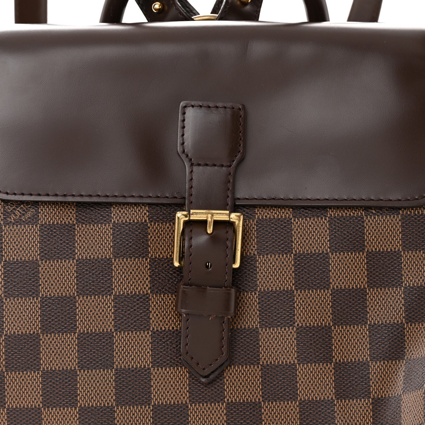 LOUIS VUITTON Damier Ebene Soho Backpack