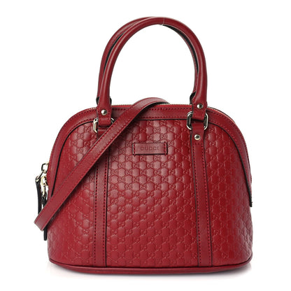 Gucci Soft Microguccissima Mini Dome Bag Rosso 1 of 8