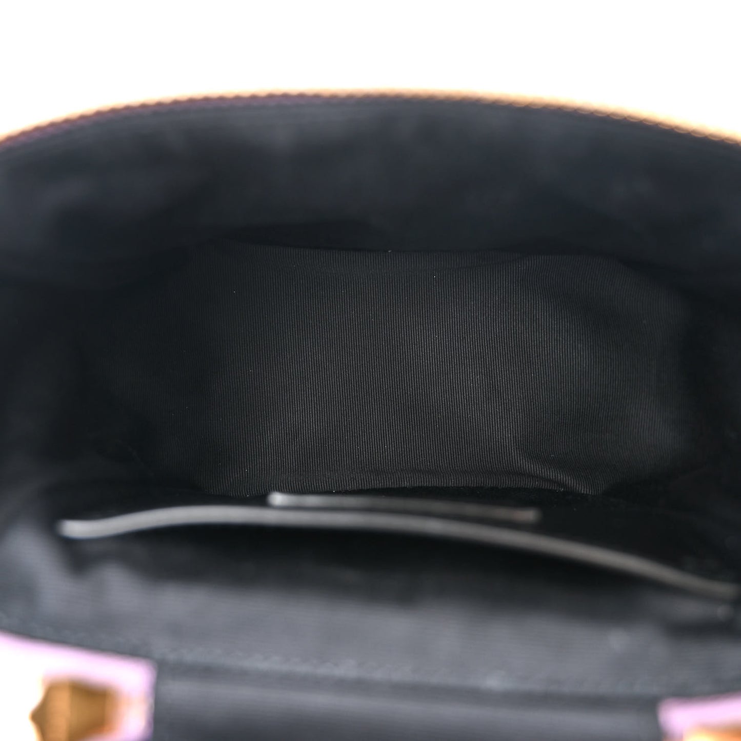 Denim Quilted 80's Vanity Bag Bleached Lilac