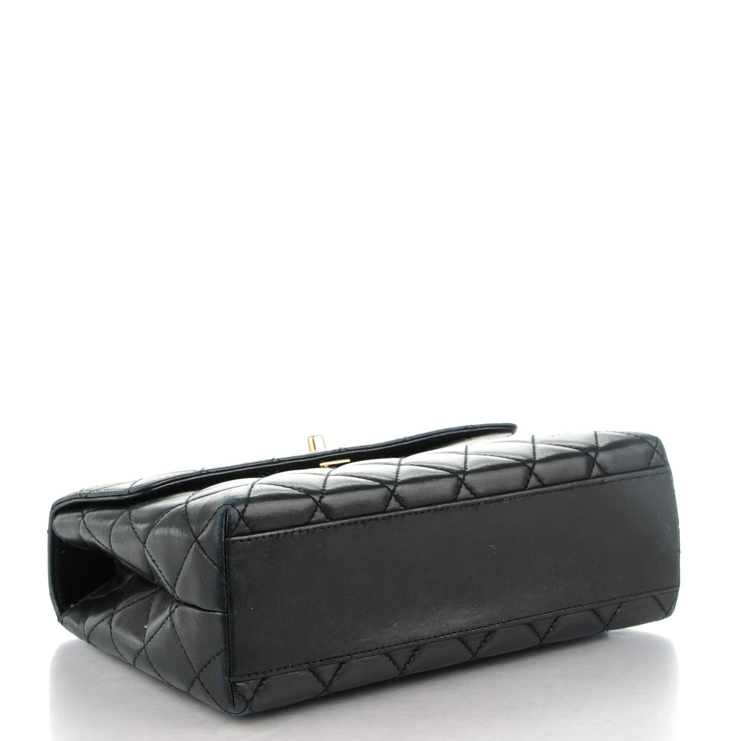 Chanel Lambskin Quilted Medium Kelly Flap Bag Black 4 of 8