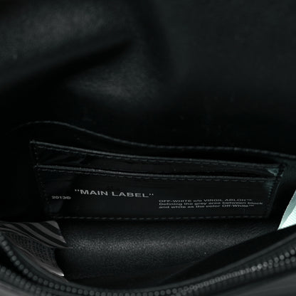 Off-White Patent Mirror Binder Clip Bag Black 6 of 10