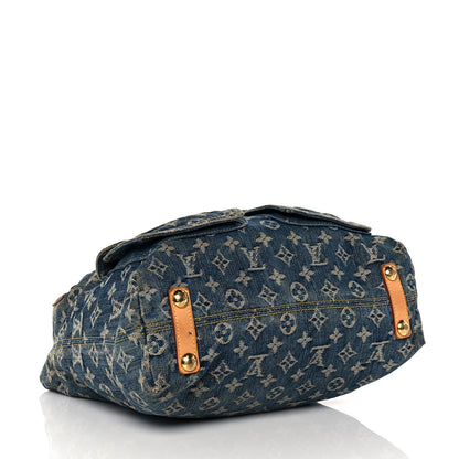 Louis Vuitton Denim Baggy GM Blue 4 of 10