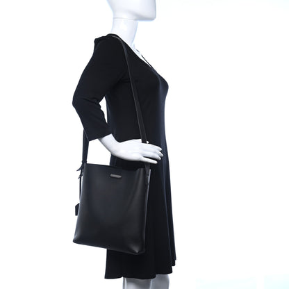 Saint Laurent Calfskin Flat Messenger Black 2 of 9