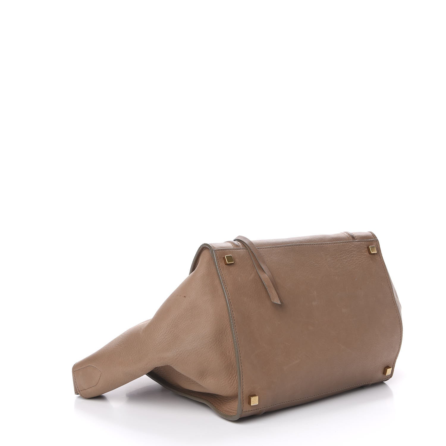 Celine Supple Calfskin Medium Phantom Luggage Taupe 5 of 23