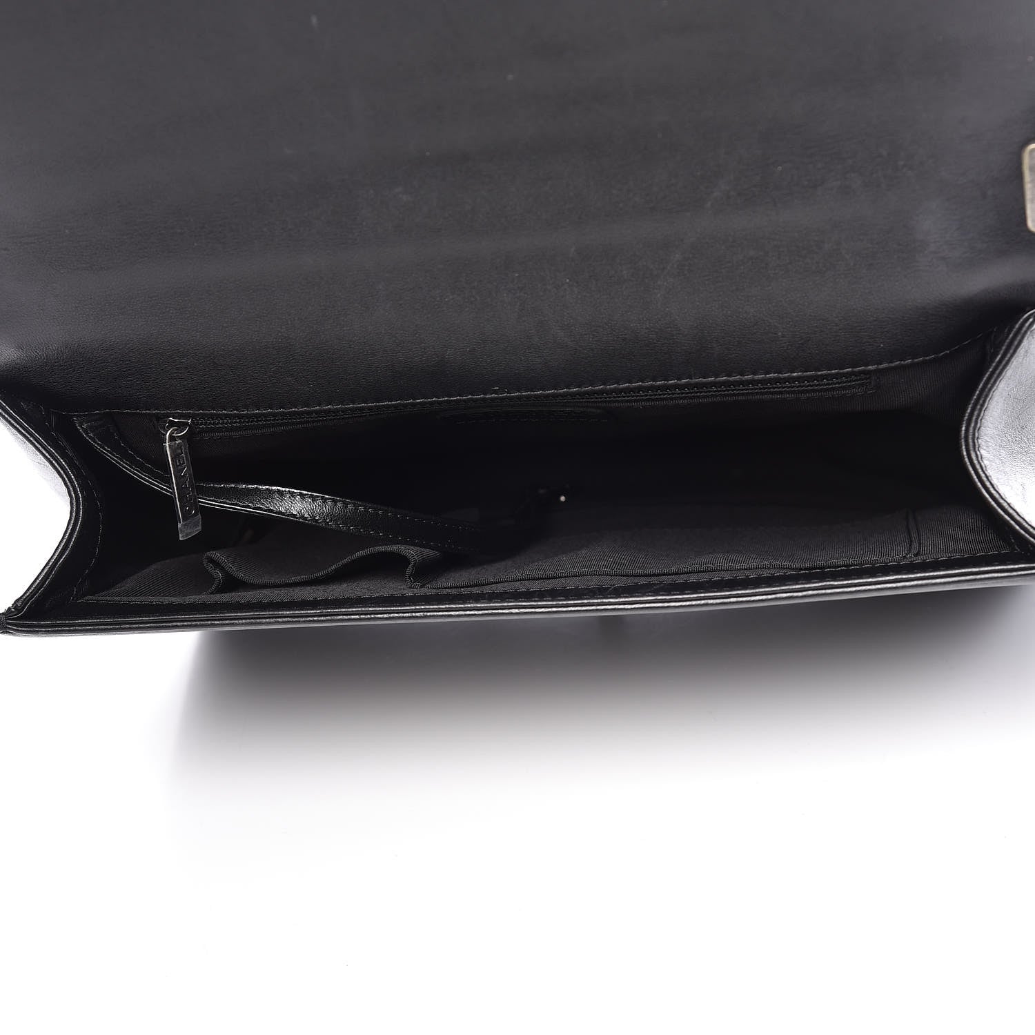 Chanel Lambskin Quilted Large Boy Flap Black 5 of 16