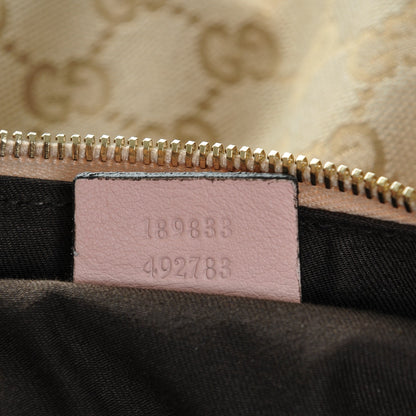 Gucci Monogram Large D Gold Hobo Pink 7 of 7
