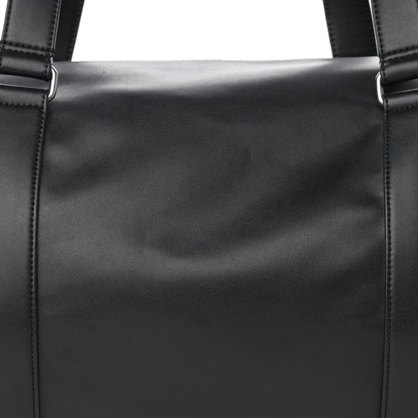 Vegan Leather Large Duffle Black