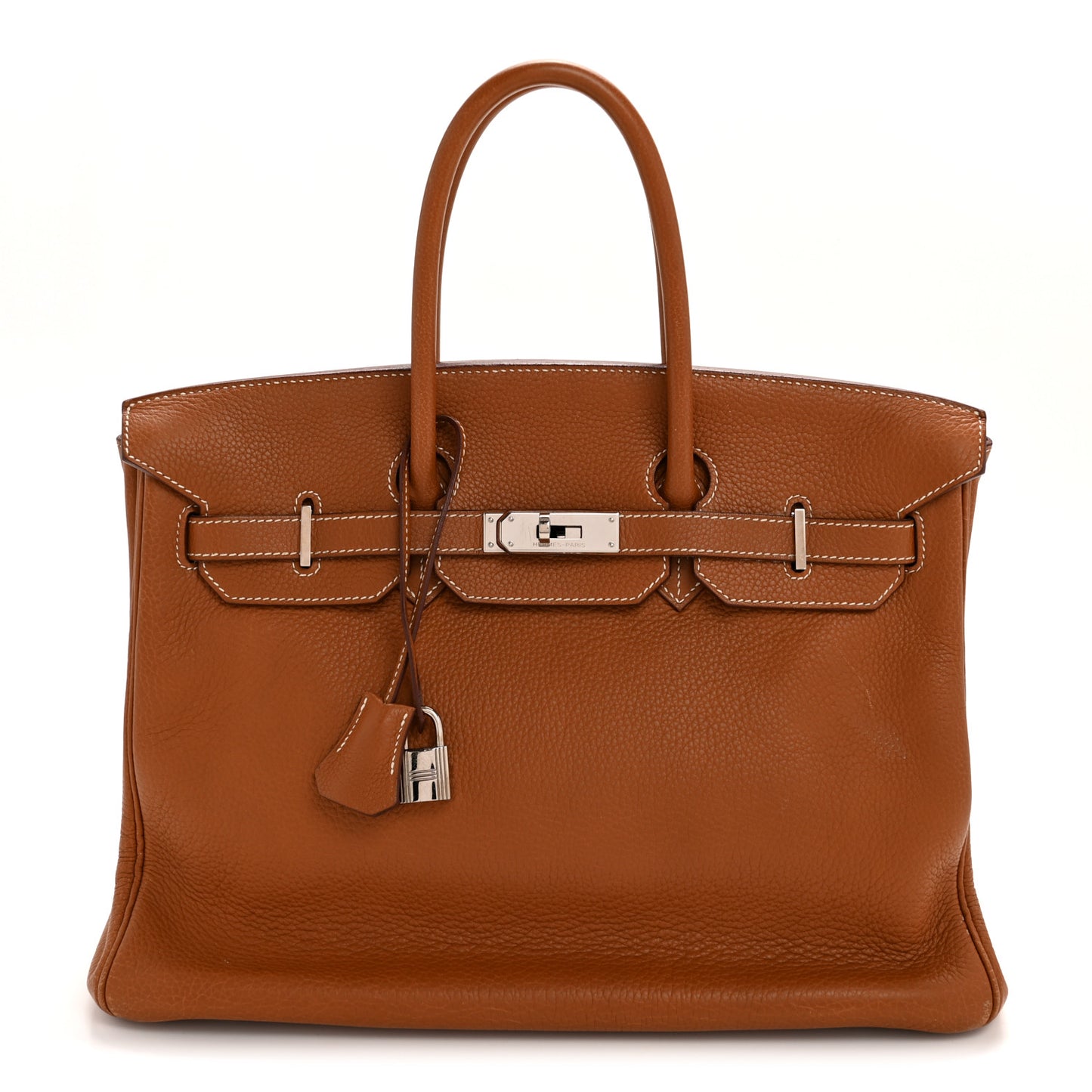 Taurillon Clemence Birkin 35 Gold