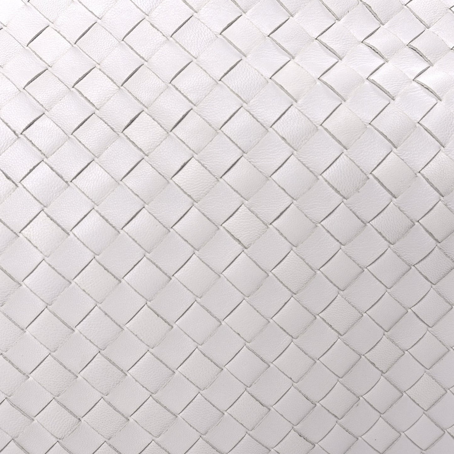 Nappa Intrecciato The Fold Crossbody  White