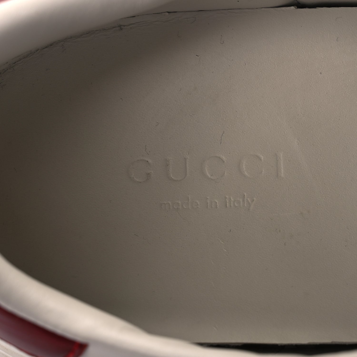 Gucci Calfskin Crystal Web Bee Embroidered Womens Ace Platform Sneakers 36 White 8 of 8