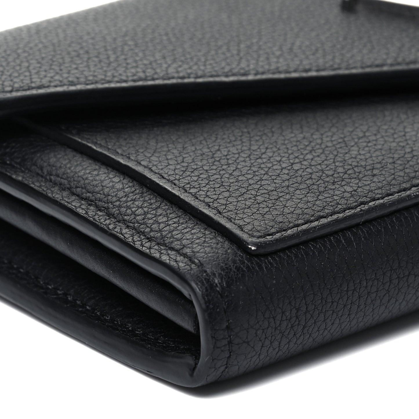 Soft Calfskin My Lockme Wallet Black