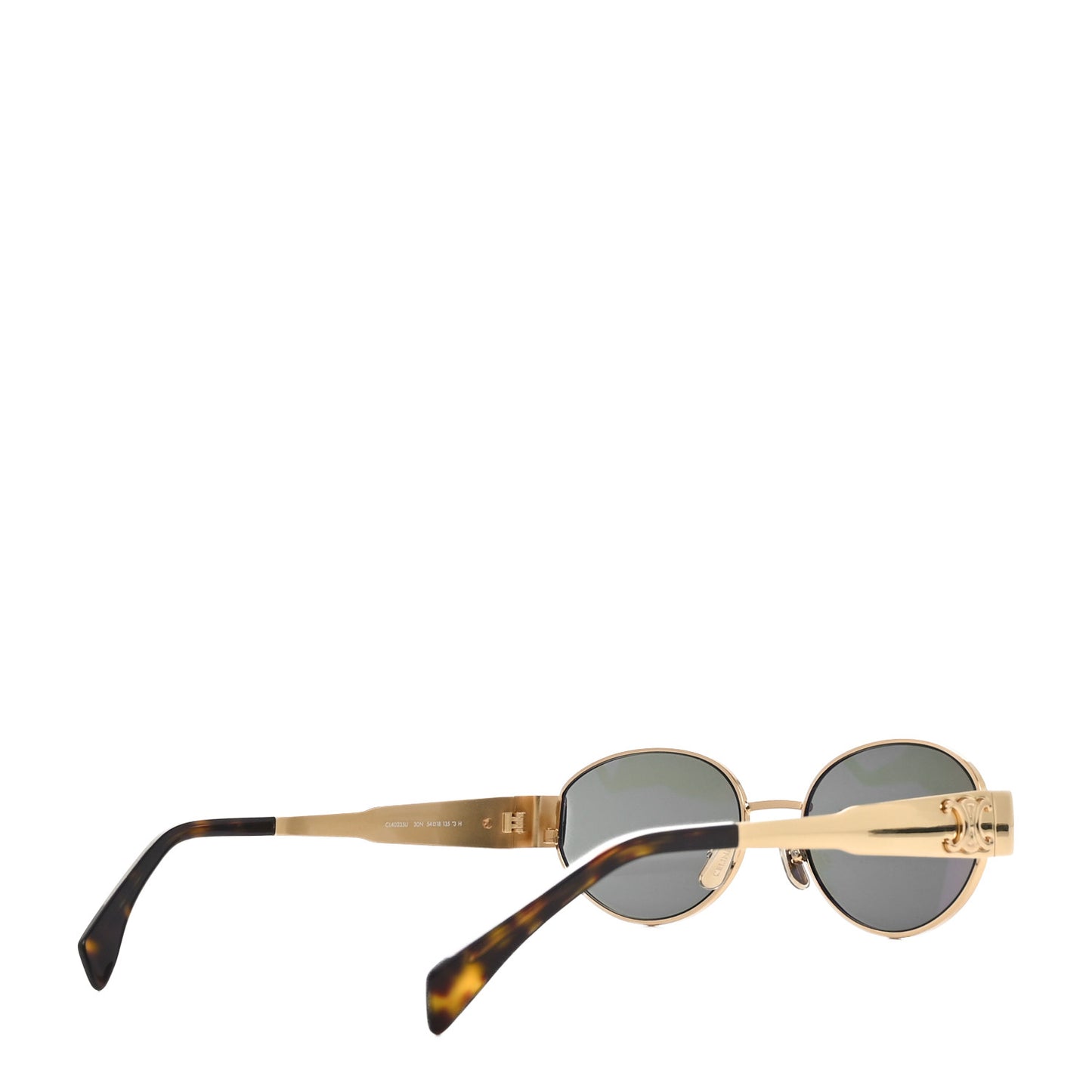 Metal Triomphe 01 Sunglasses CL40235U Gold Green
