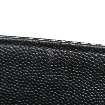 Saint Laurent Grain De Poudre Medium West Hollywood Monogram Fold-Over Black 14 of 16