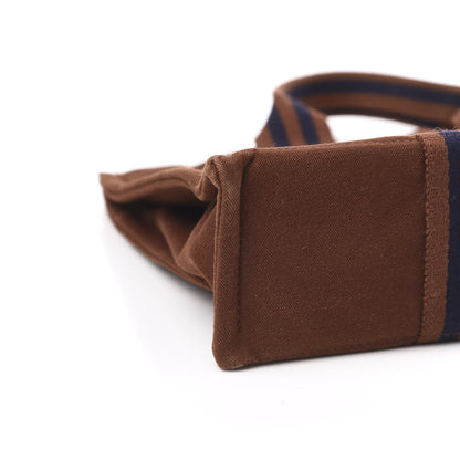 Hermes Canvas Tout Fourre PM Brown 7 of 9