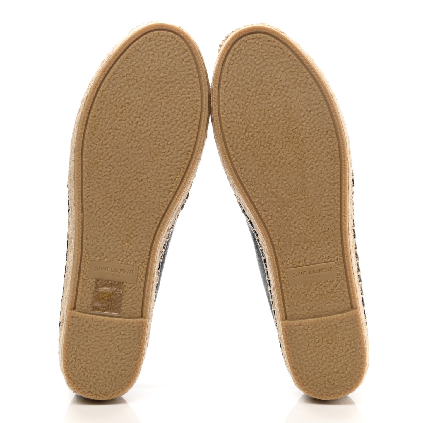 Lambskin Monogram Espadrilles 37 Black