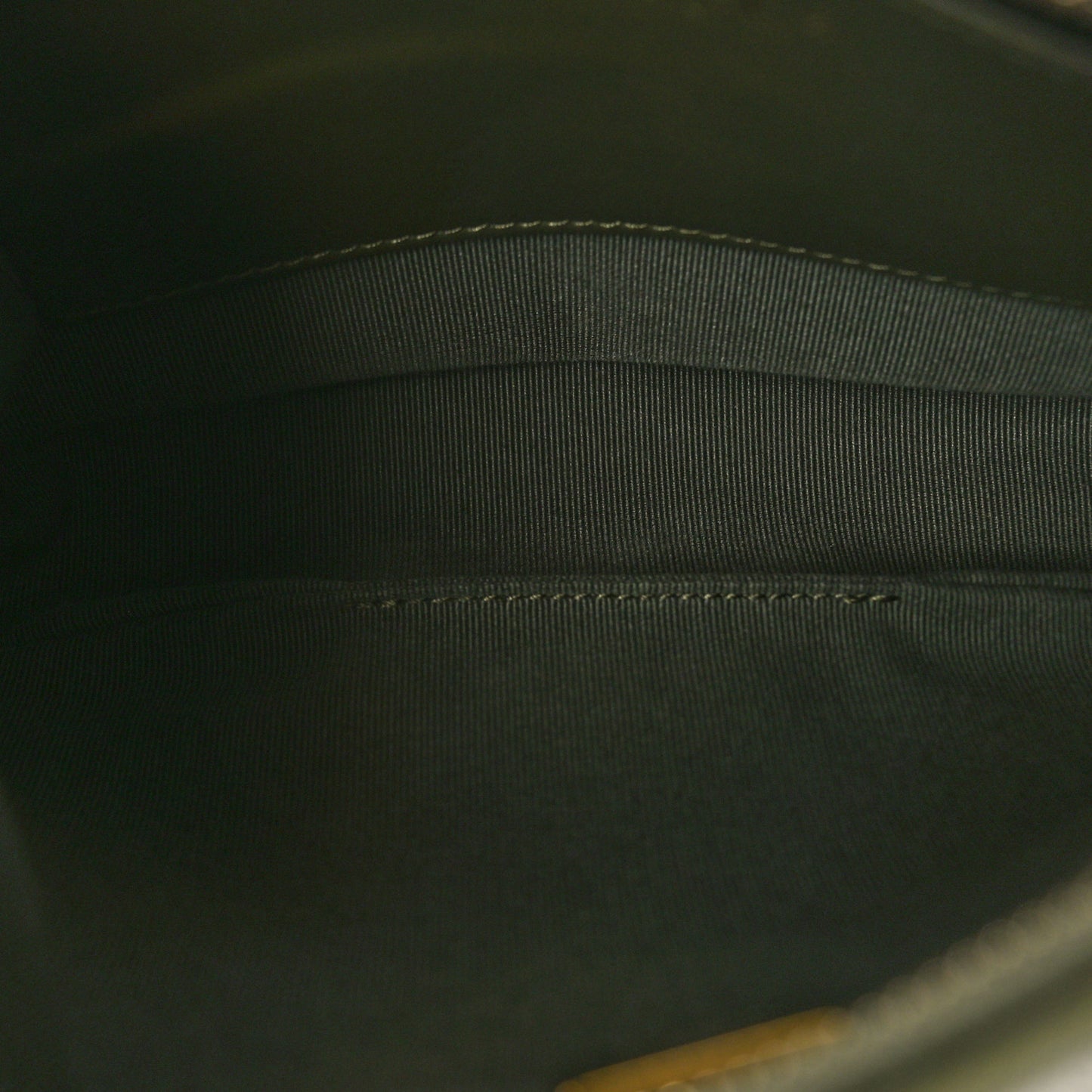 Lambskin Quilted CC Links Hobo Khaki