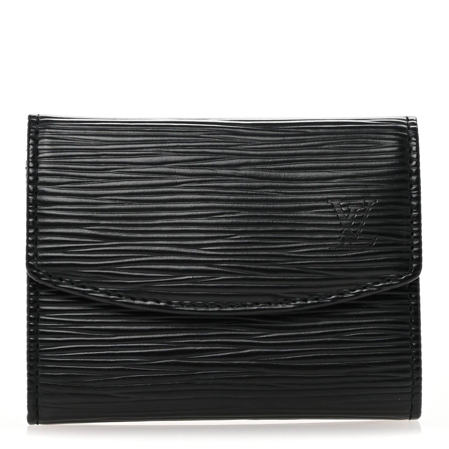 Epi Porte-Monnaie Simple Coin Purse Black