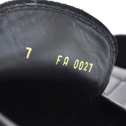 Louis Vuitton Leather Loafers Shoes 7 Black 5 of 7